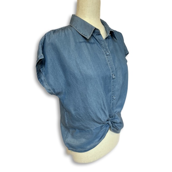 Sonoma XS Jean T-Shirt Button-up NWT - Picture 2 of 6